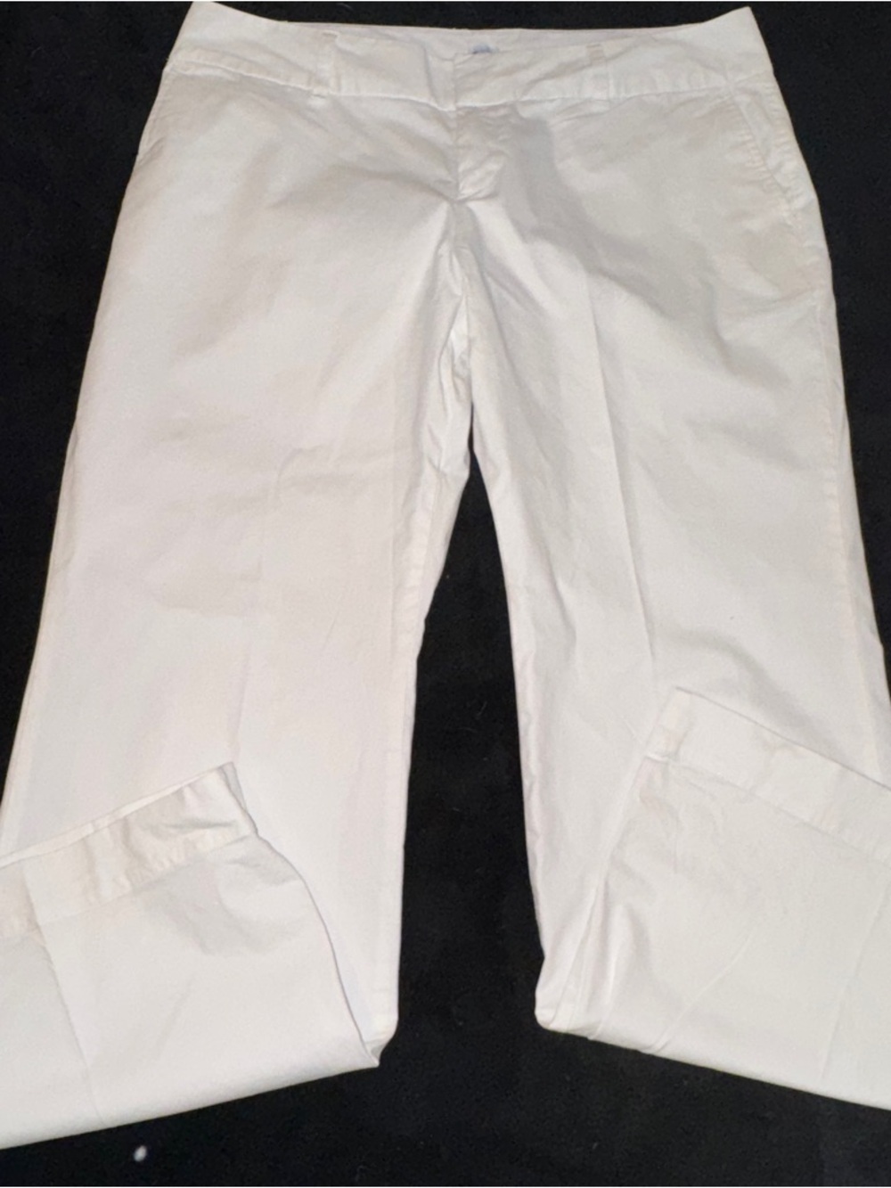 GAP White Stretch Ankle Pants